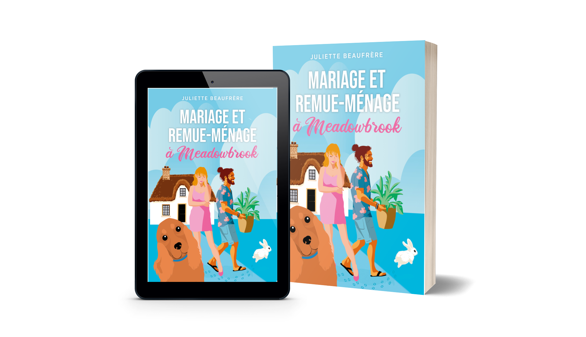 mockup MERMAM Mariage et remue-ménage en Toscane broché et ebook