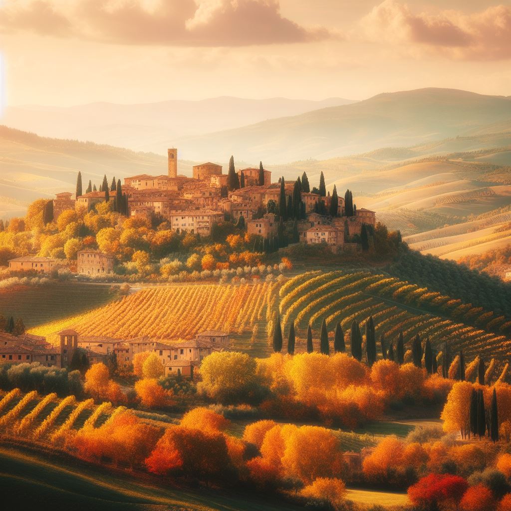 Tuscany in autumn La Toscane en automne
