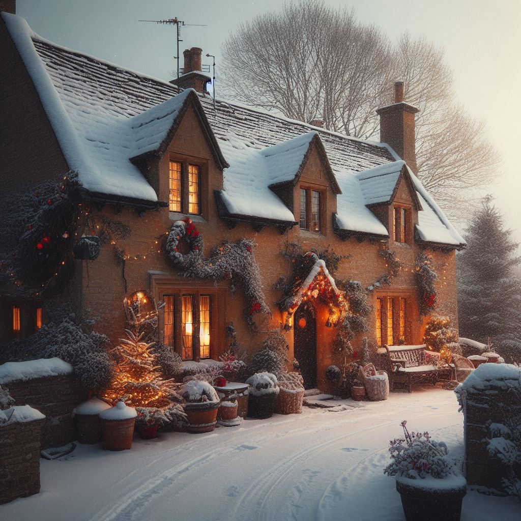 cottage sous la neige cottage sous la neige